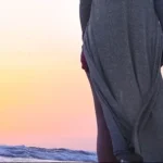 sunset-lady